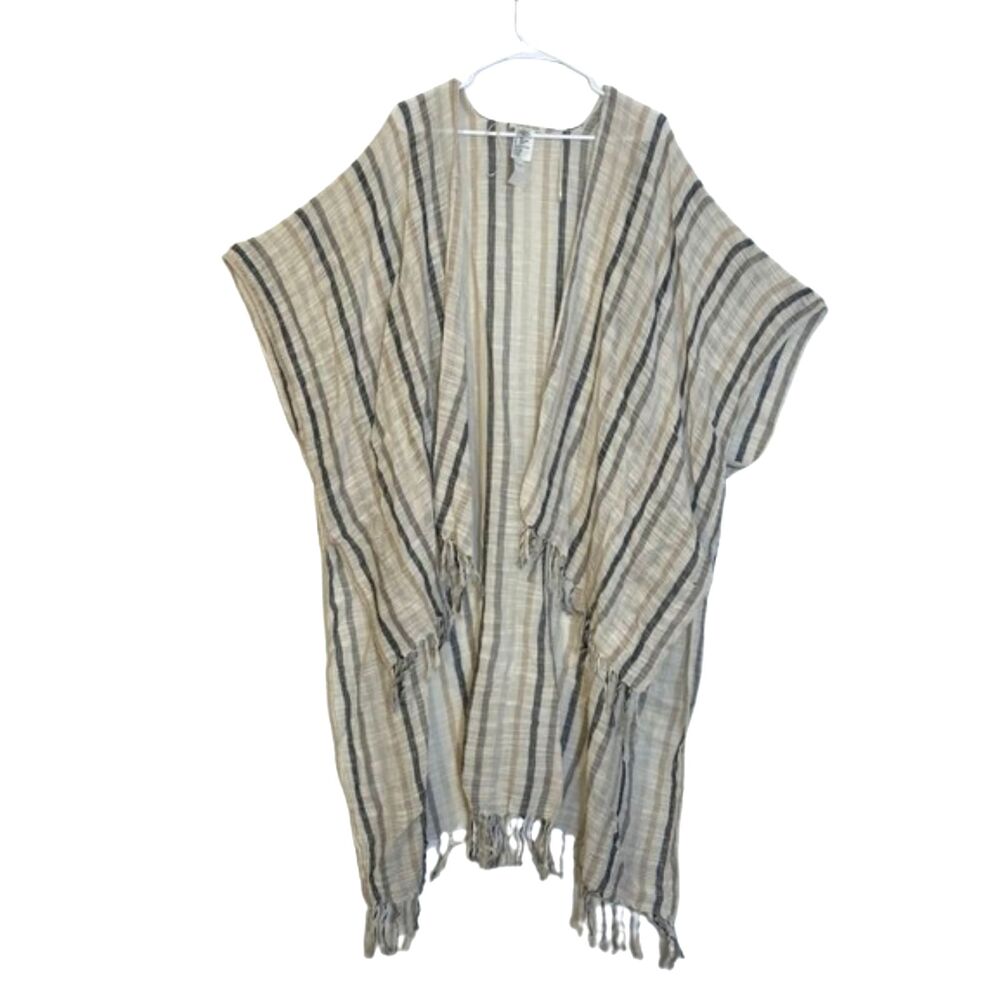 American Eagle Duster Cardigan Cover Up OS Beach Boho Coastal Oversized NWT